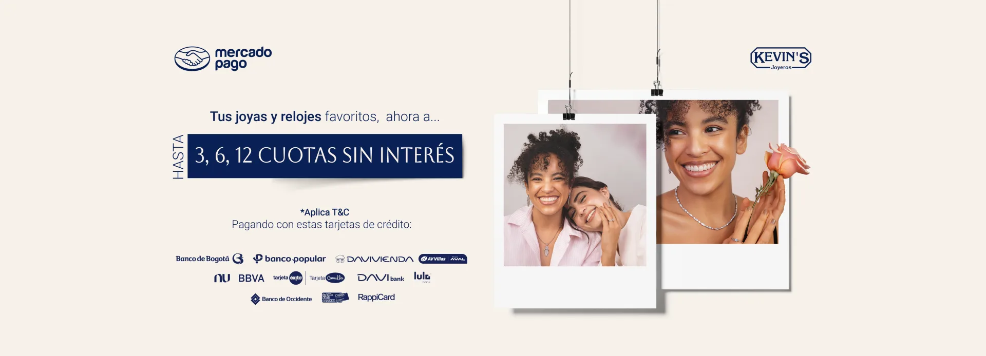 Banner Mercado Pago Suenos de Kevin's Joyeros