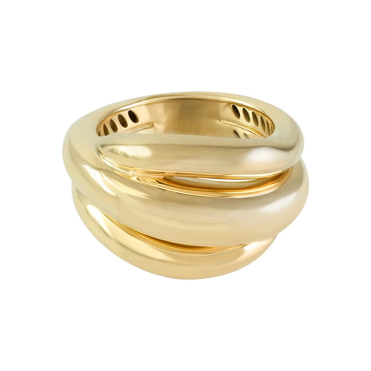 Anillo en oro amarillo de 18 Kilates
