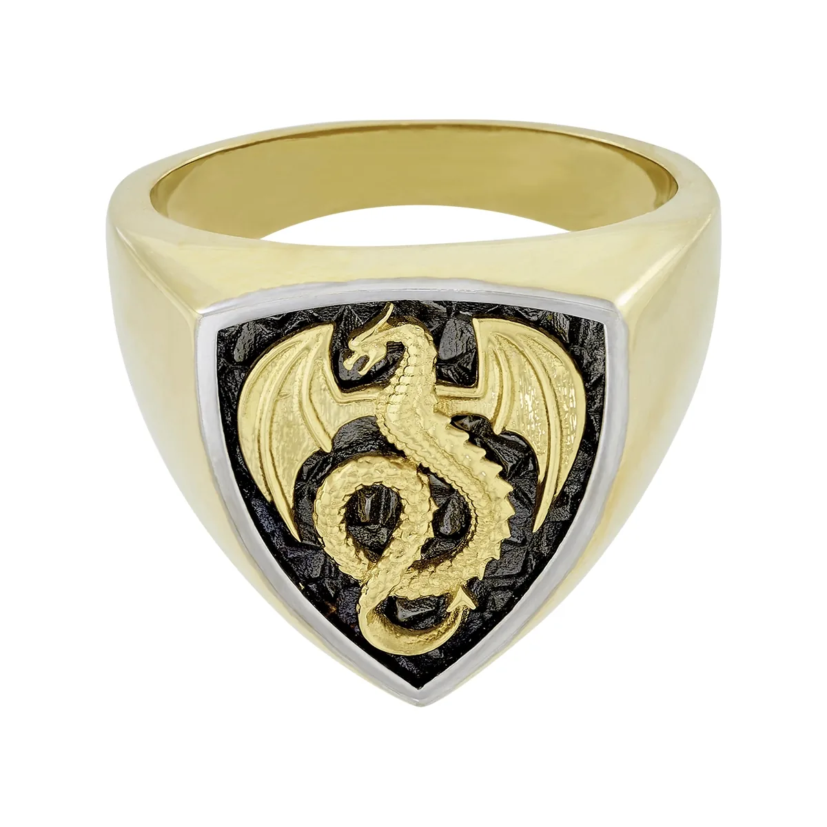 Anillo en oro amarillo de 18 Kilates satinado