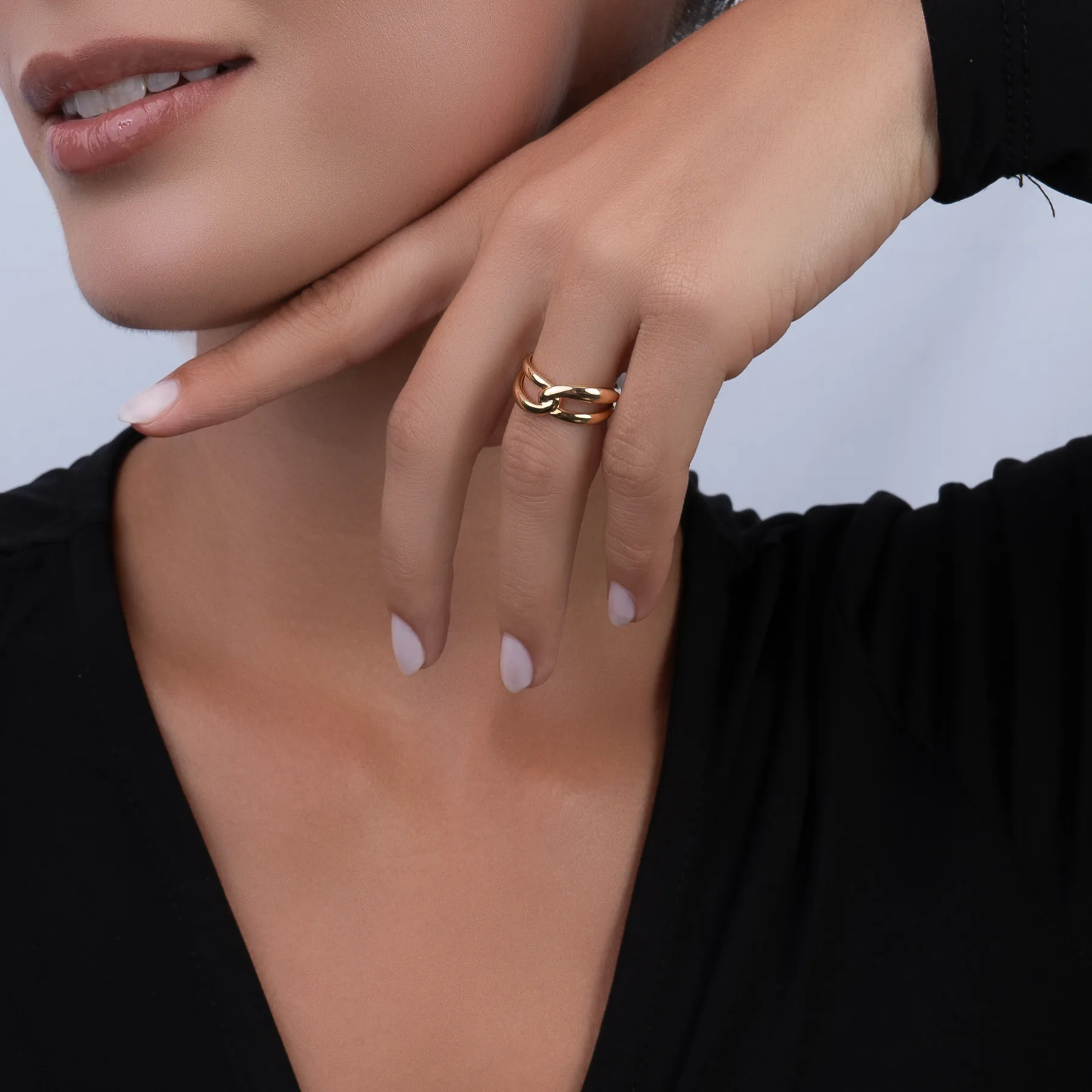 Anillo en oro amarillo de 18 Kilates