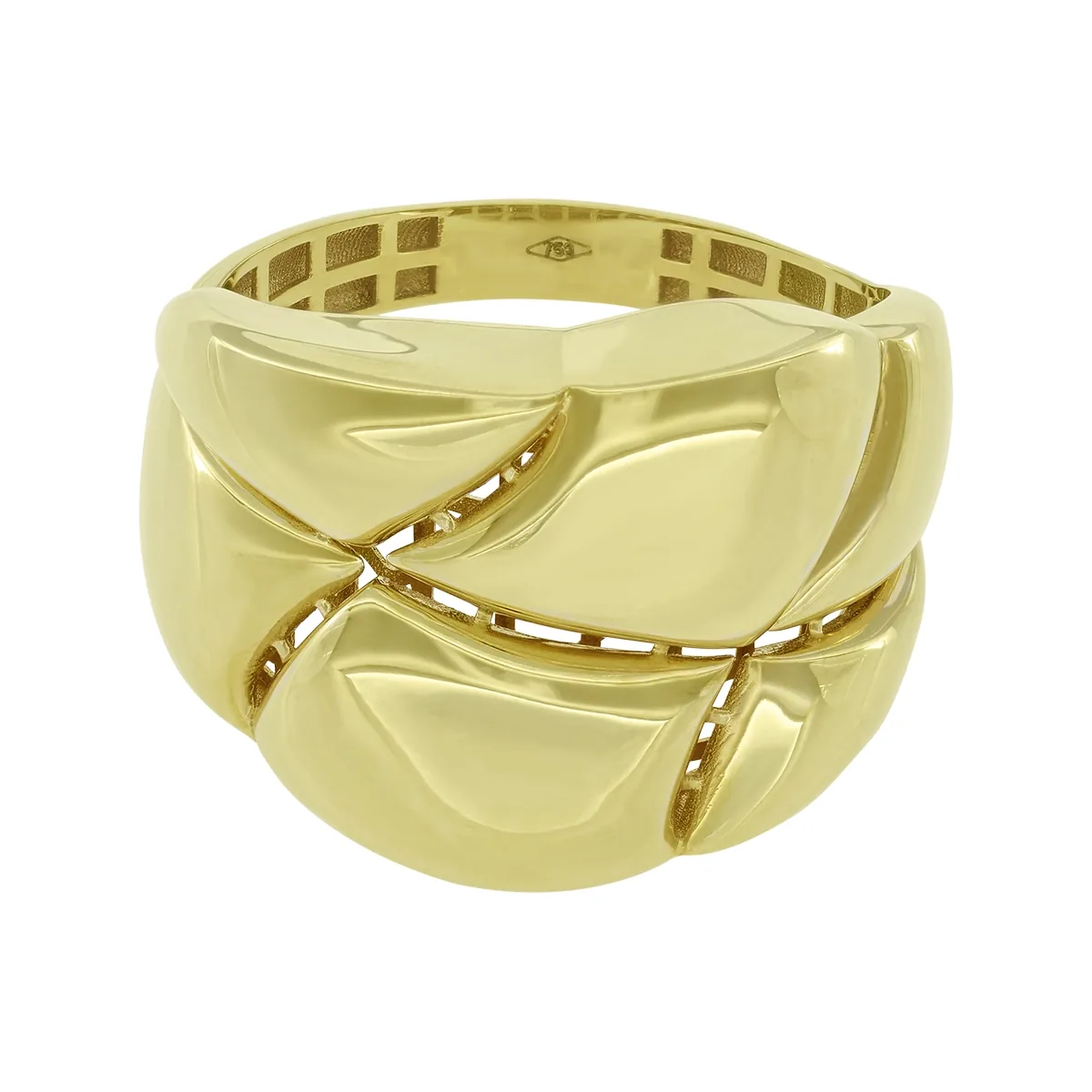 Anillo en oro amarillo de 18 Kilates