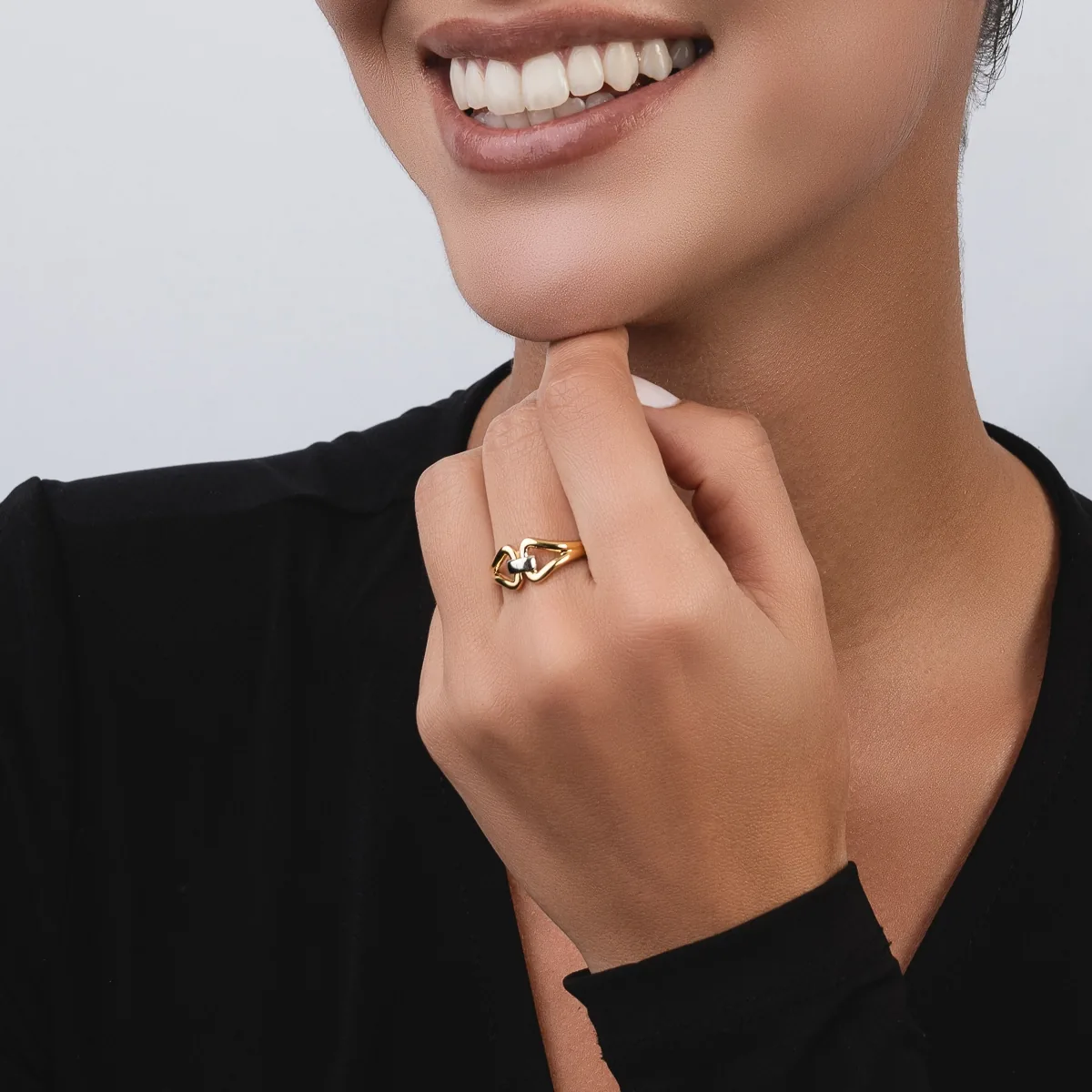 Anillo en oro amarillo de 18 Kilates