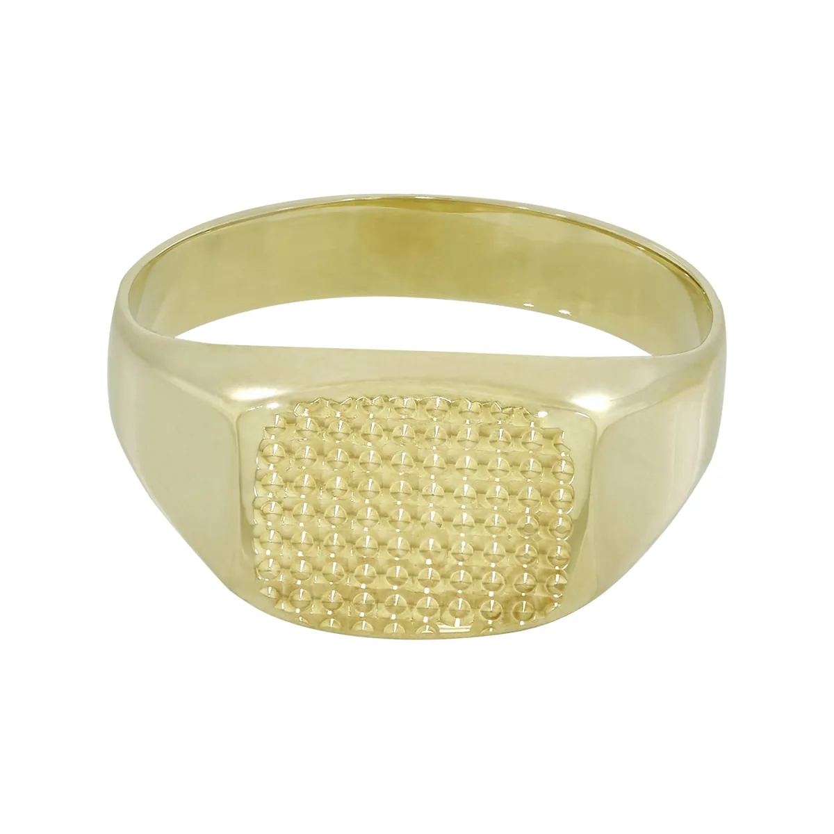Anillo en oro amarillo de 18 Kilates con visos