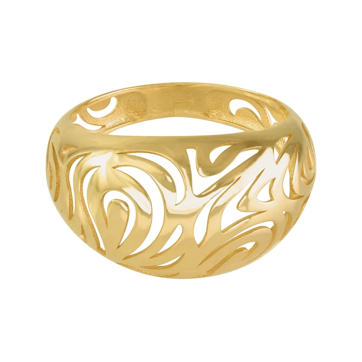 Anillo en oro amarillo de 18 Kilates