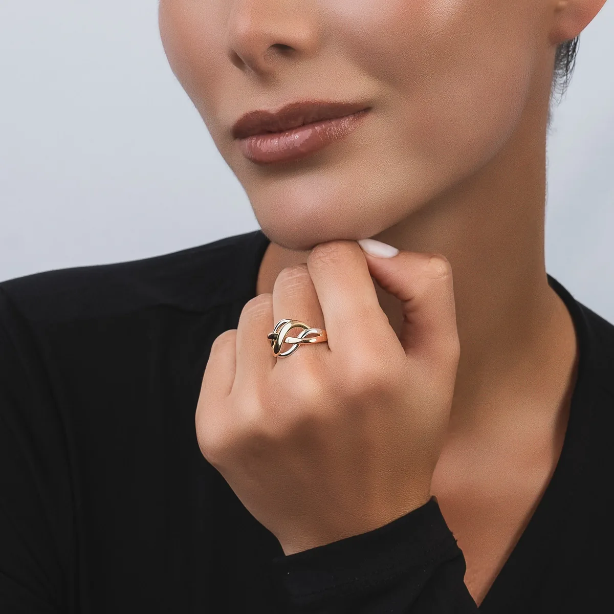 Anillo en oro amarillo de 18 Kilates