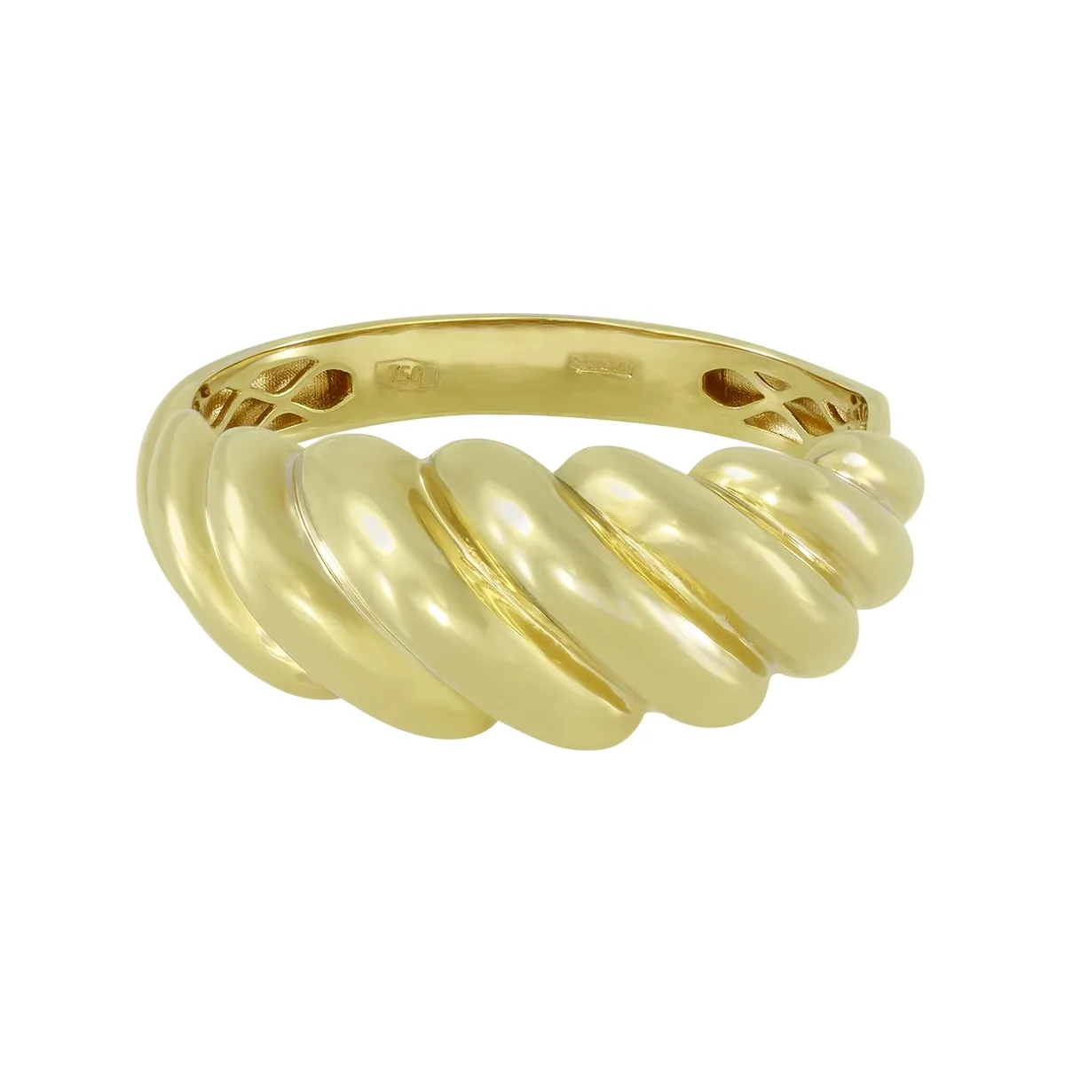 Anillo en oro amarillo de 18 Kilates