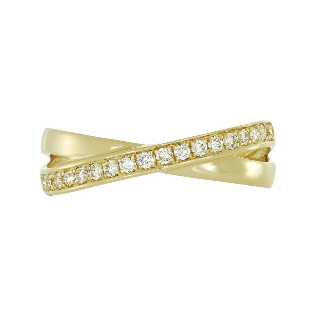 Anillo en oro amarillo de 18 Kilates, con diamante de laboratorio de 0.17 Ct