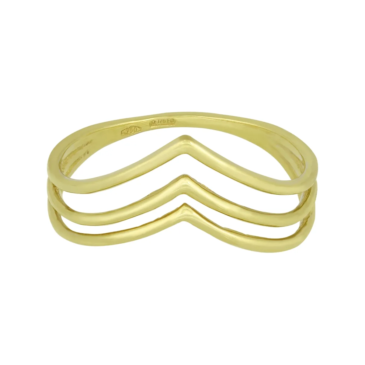 Anillo en oro amarillo de 18 Kilates