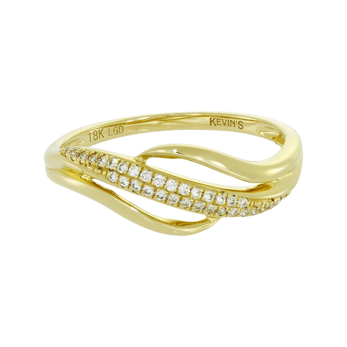 Anillo en oro amarillo de 18 Kilates, con diamante de laboratorio de 0.08 Ct