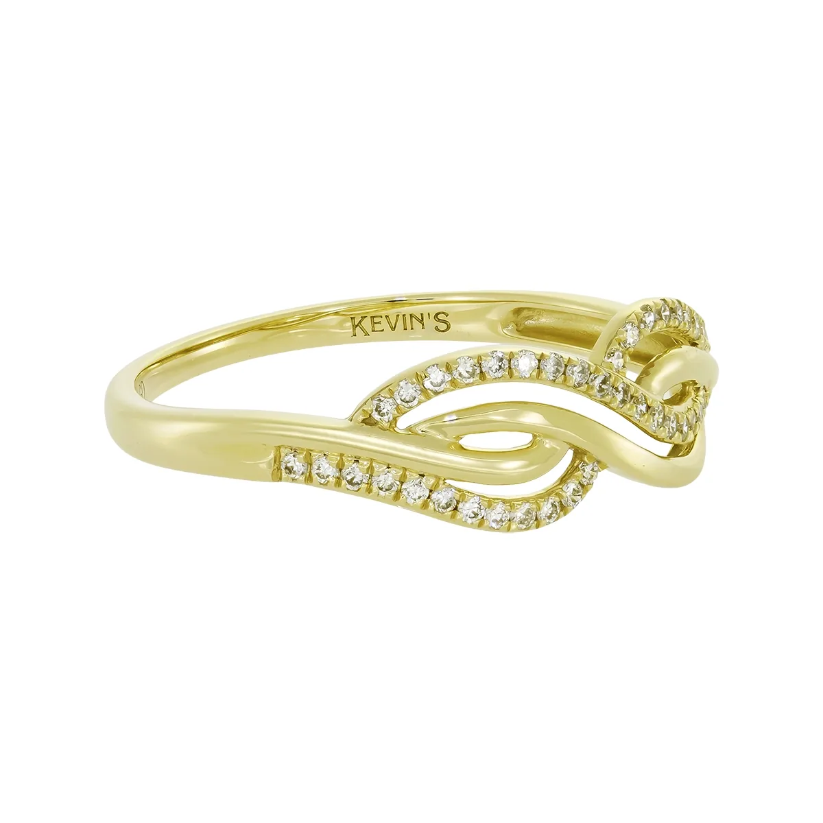 Anillo en oro amarillo de 18 Kilates, con diamante de laboratorio de 0.11 Ct