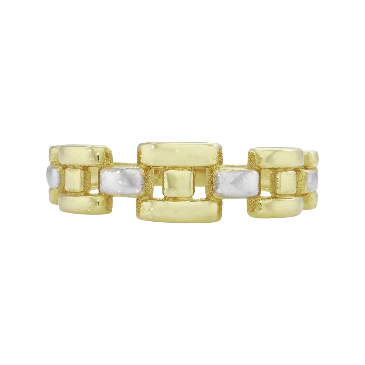 Anillo en oro amarillo de 18 Kilates con visos