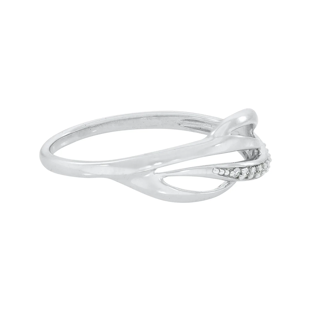 Anillo en oro amarillo de 18 Kilates, con diamantes de 0.06 Ct