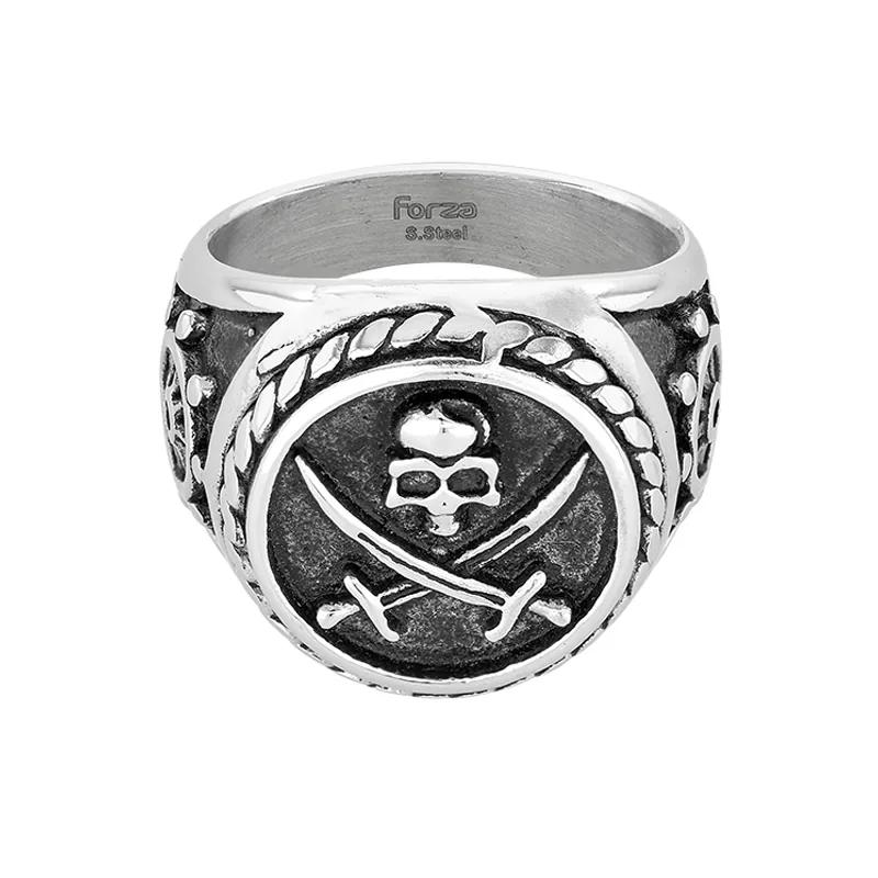 Anillo en acero, de la coleccion Forza