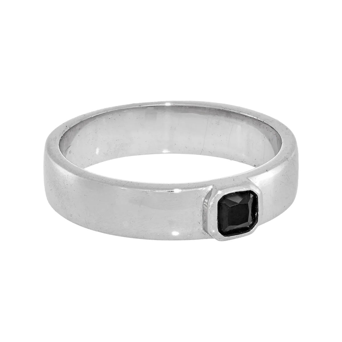 Anillo en plata Ley 925, con zircón col central, de la coleccion Sueños