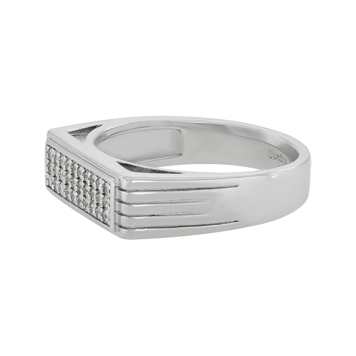 Anillo en plata Ley 925, con cristales, de la coleccion Sueños