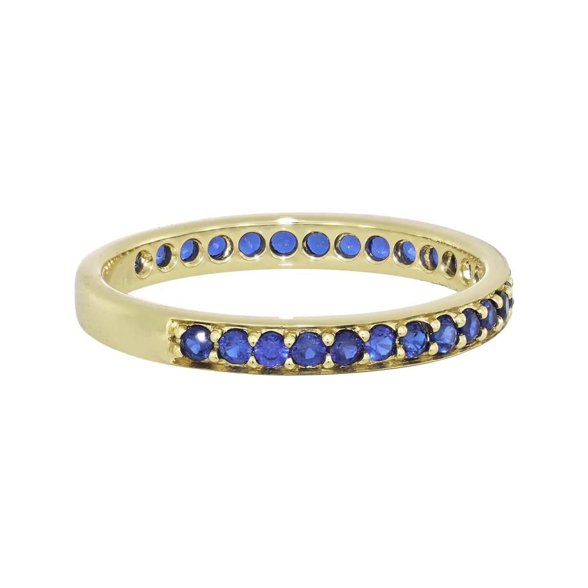 Anillo en plata Ley 925, con zircones, 2.50 mm. de ancho, de la coleccion Sueños