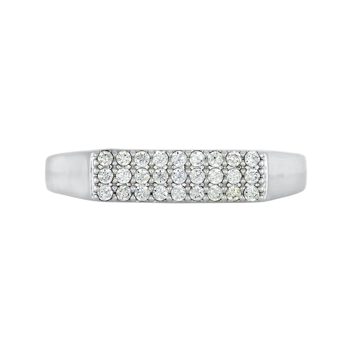 Anillo en plata Ley 925, con zircones