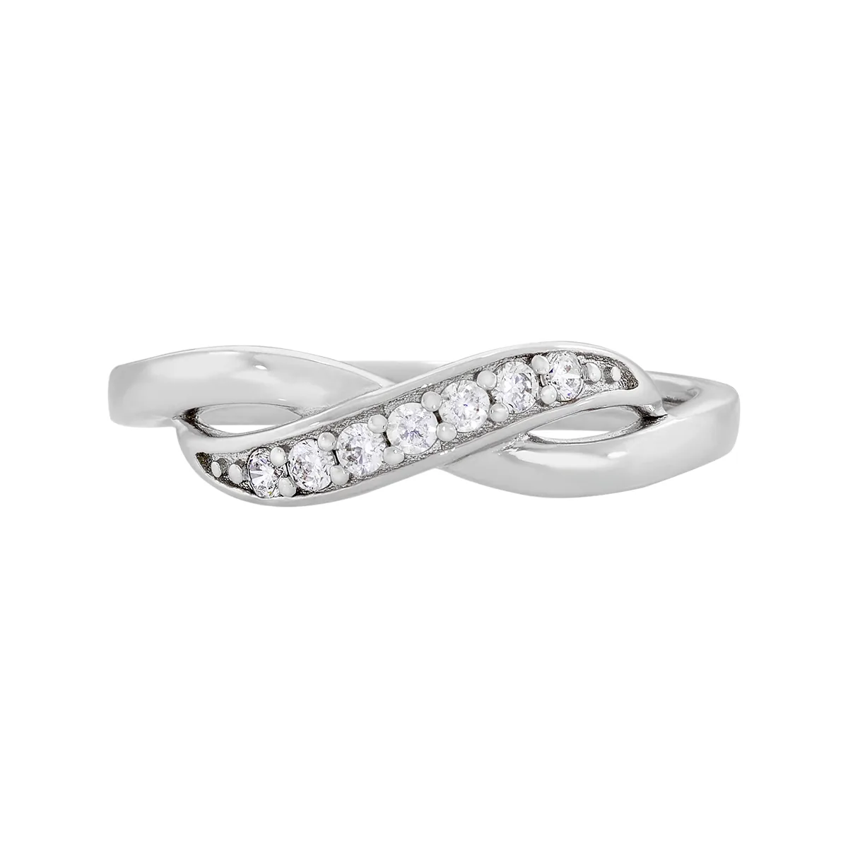 Anillo en plata Ley 925, con cristales, de la coleccion Sueños