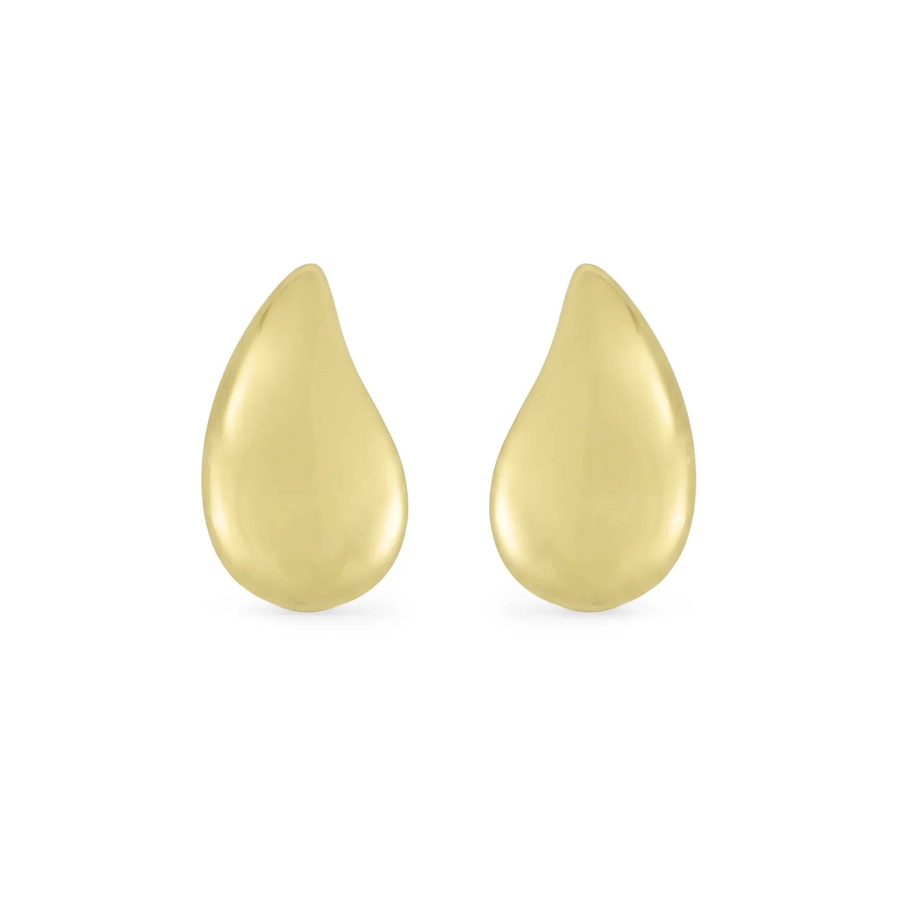 Aretes en oro amarillo de 18 Kilates, Gota
