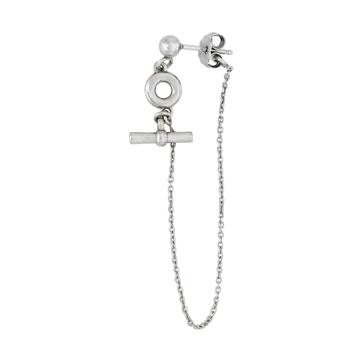 Aretes en plata Ley 925, Tiras, 0.50 mm. de ancho, de la coleccion Sueños