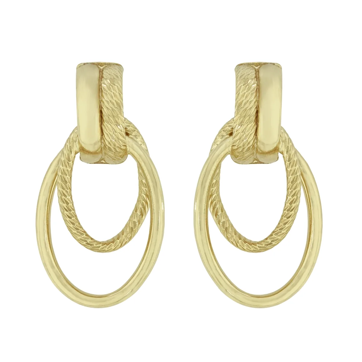 Aretes en plata Ley 925 con visos, Figuras geométricas, de la coleccion Sueños