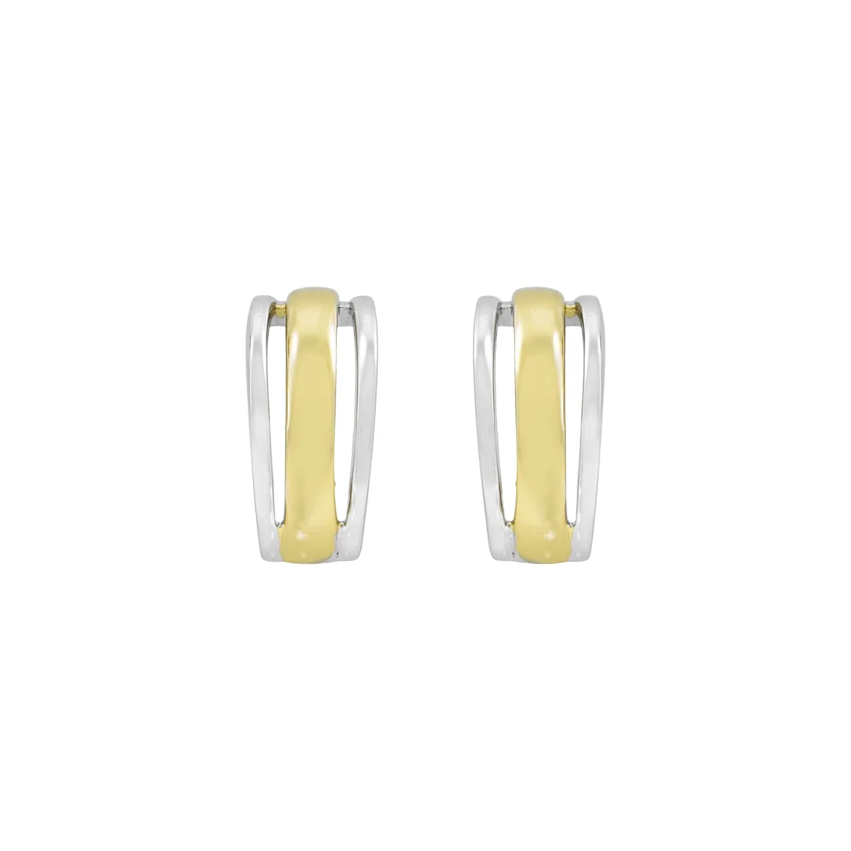 Aretes en plata Ley 925, Franjas, de la coleccion Sueños