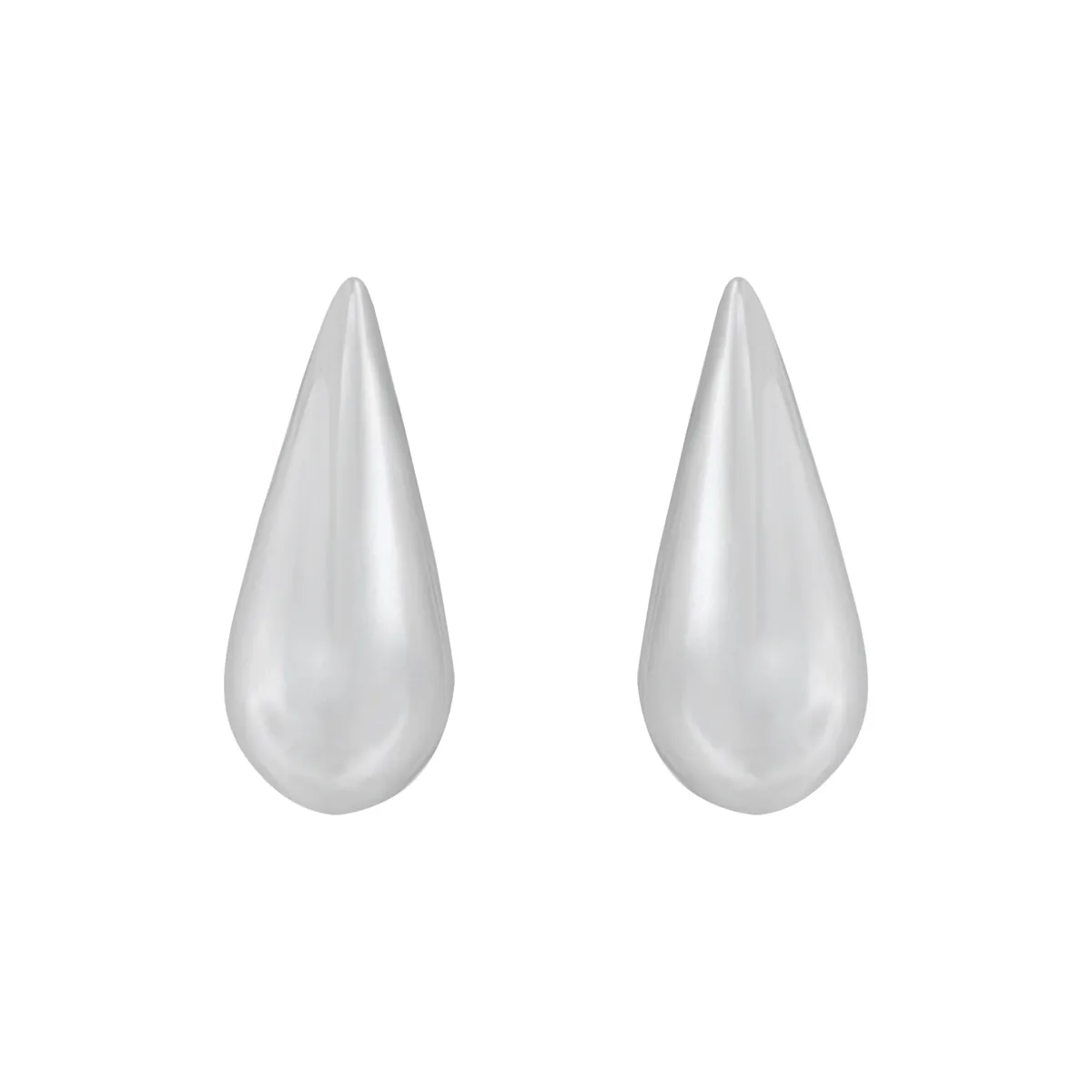 Aretes en plata Ley 925, Lágrima, de la coleccion Sueños