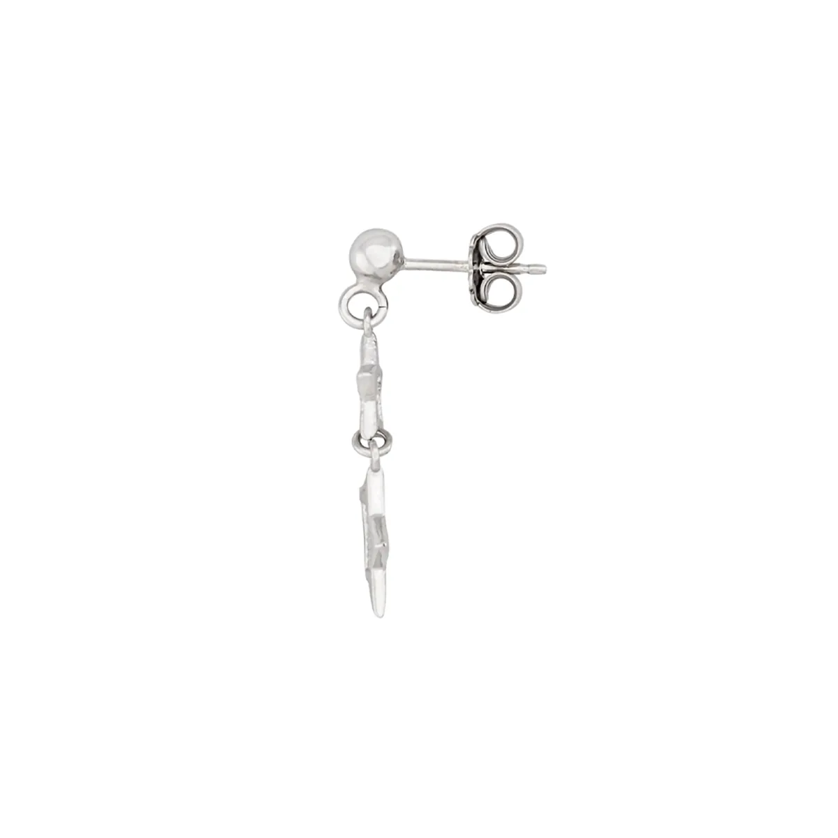 Aretes de estrellas en plata Ley 925 - Colección Sueños