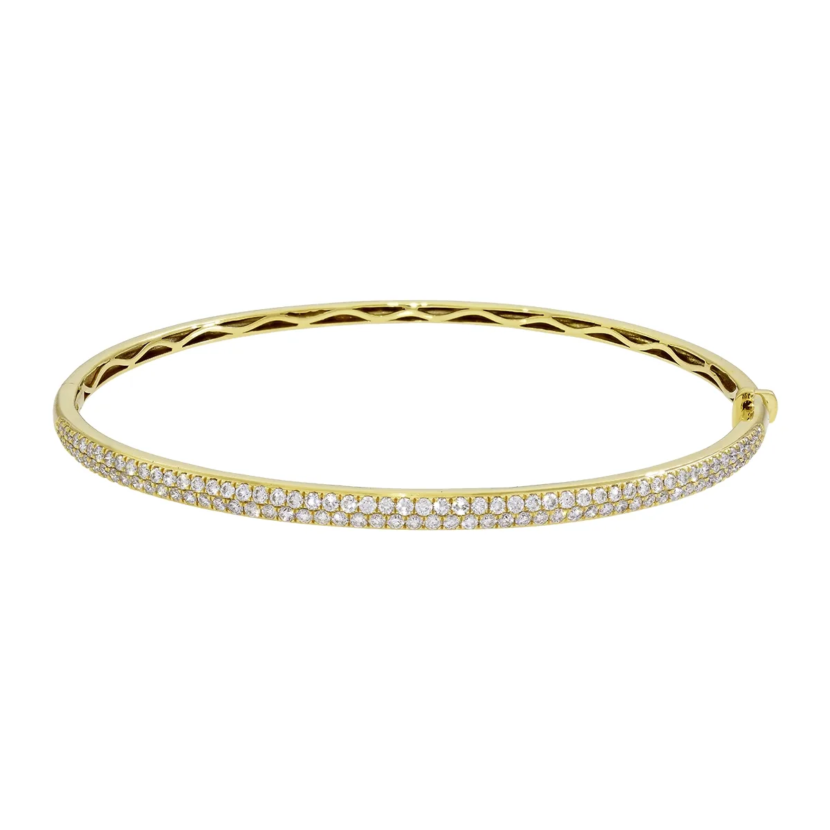 Aro en oro amarillo de 18 Kilates, 1/2 caña, con diamante de laboratorio de 1.25 Ct, 3 mm. de ancho