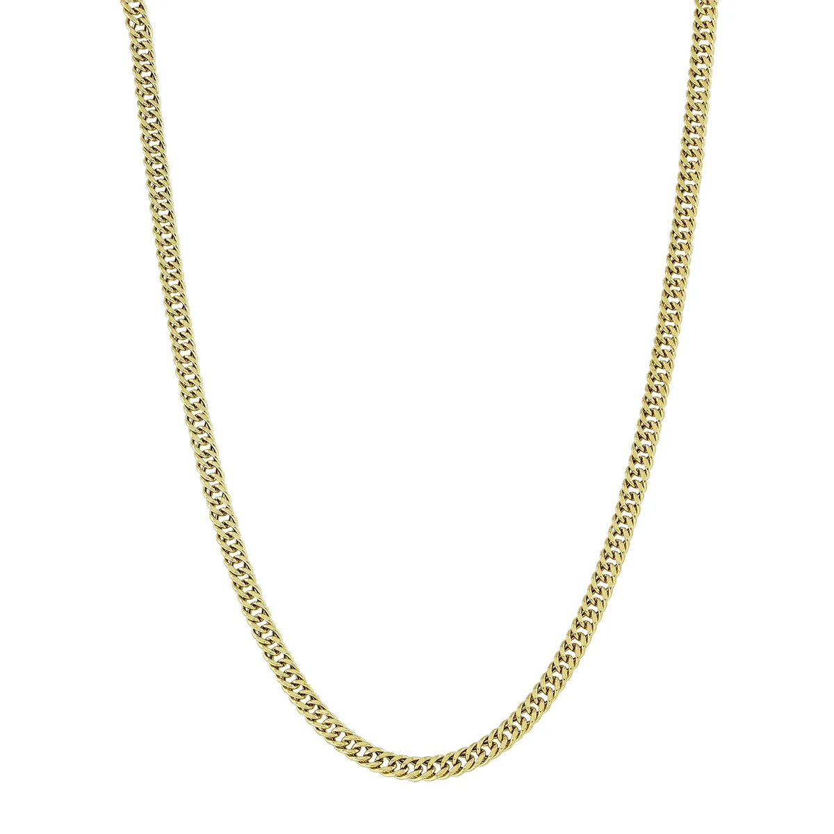 Cadena en oro amarillo de 18 Kilates, Grumette, 60 cm. de largo, 3 mm. de ancho