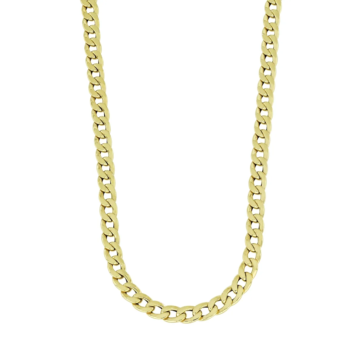 Cadena en oro amarillo de 18 Kilates, Grumette, 60 cm. de largo, 6.50 mm. de ancho