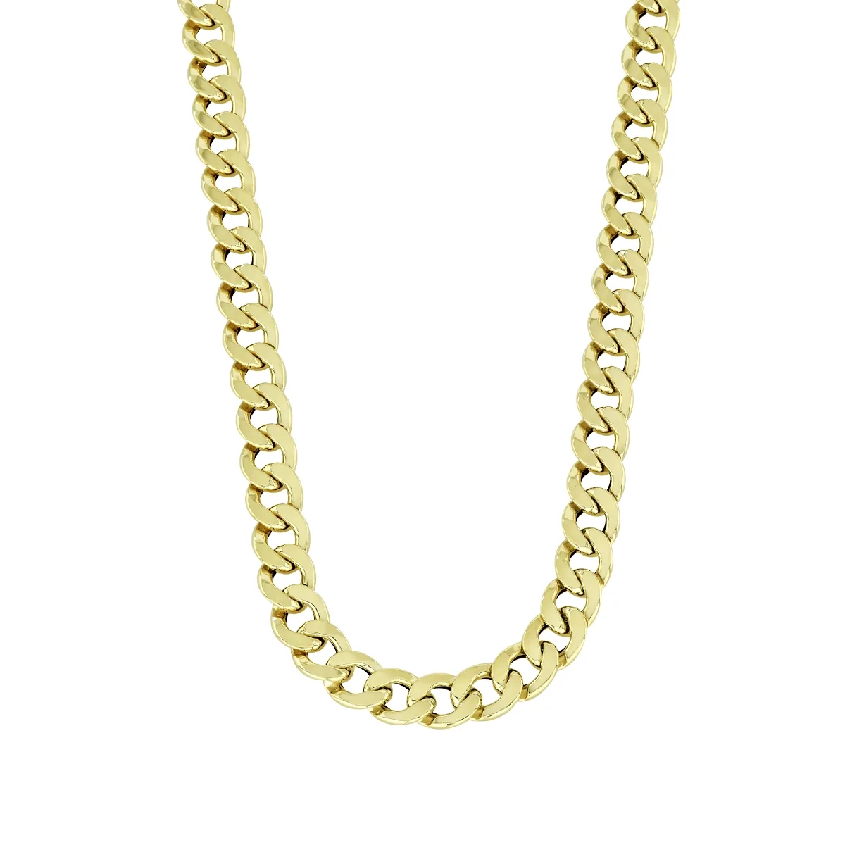 Cadena en oro amarillo de 18 Kilates, Grumette, 50 cm. de largo, 9 mm. de ancho