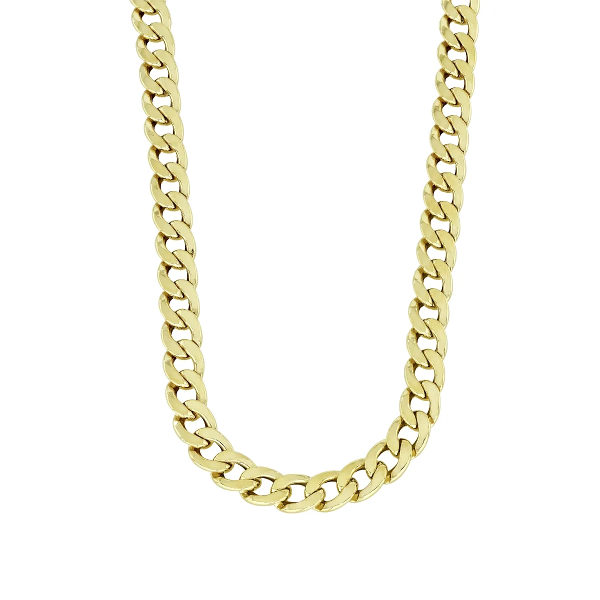 Cadena en oro amarillo de 18 Kilates, Grumette, 60 cm. de largo, 9 mm. de ancho
