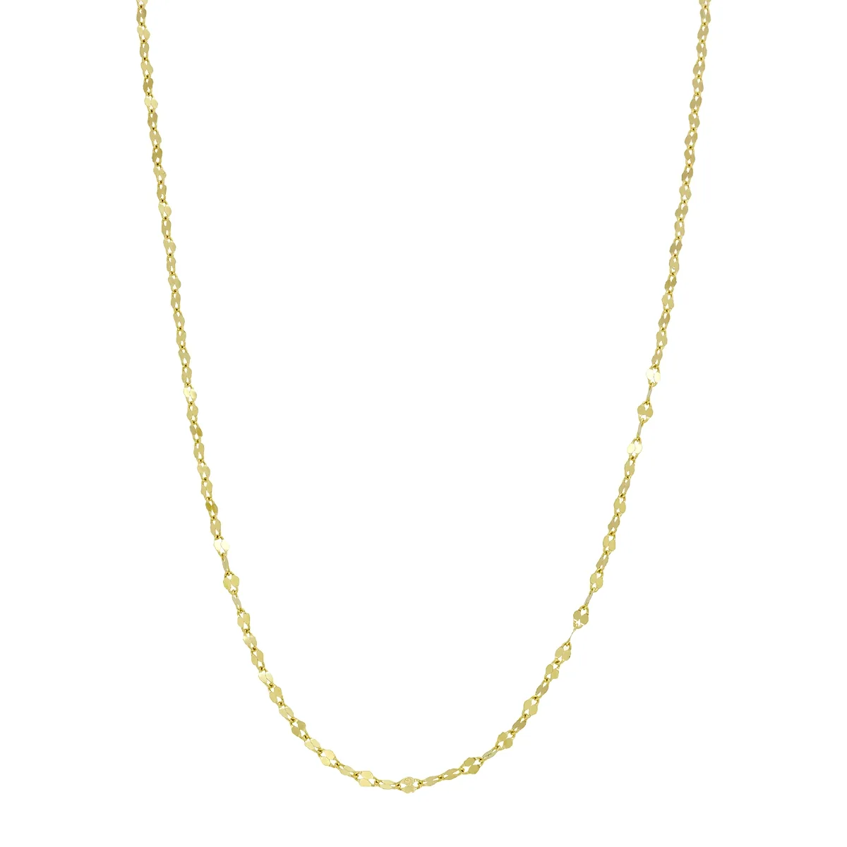 Cadena en oro amarillo de 18 Kilates, Battuta, 45 cm. de largo, 1.50 mm. de ancho