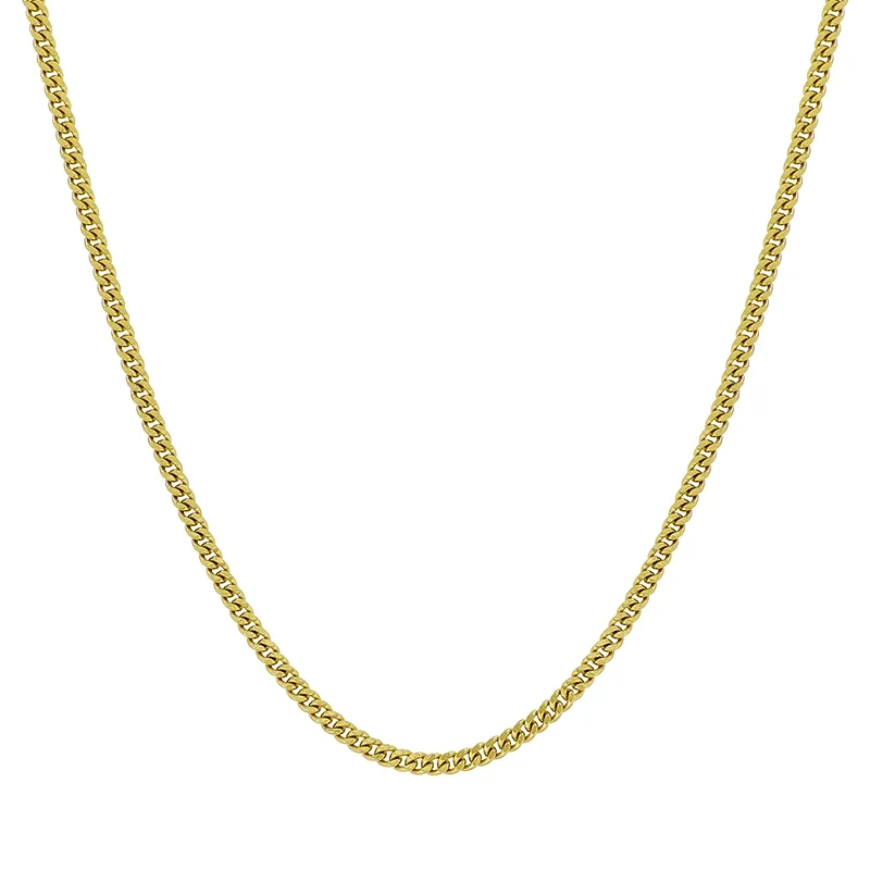 Cadena en oro amarillo de 18 Kilates, Grumette, 40 cm. de largo, 0.80 mm. de ancho