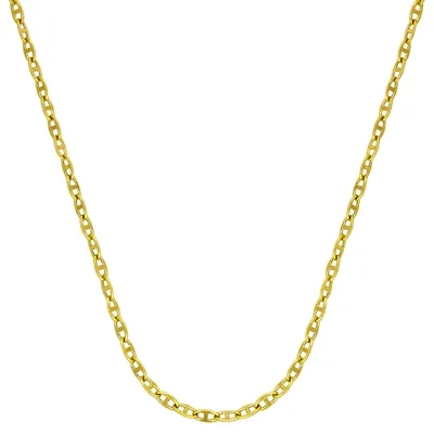 Cadena en oro amarillo de 18 Kilates, Ancla, 45 cm. de largo, 1.50 mm. de ancho