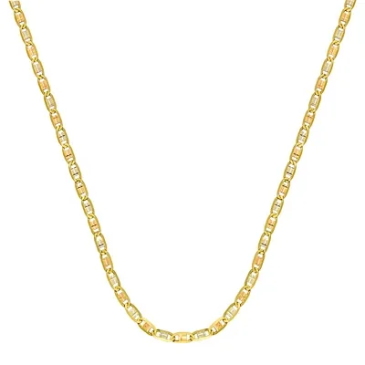 Cadena en oro amarillo de 18 Kilates, Ancla, 60 cm. de largo, 2.50 mm. de ancho