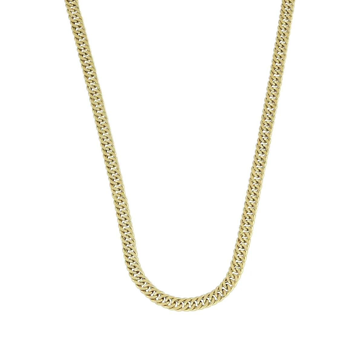 Cadena en oro amarillo de 18 Kilates, Grumette, 60 cm. de largo, 4 mm. de ancho