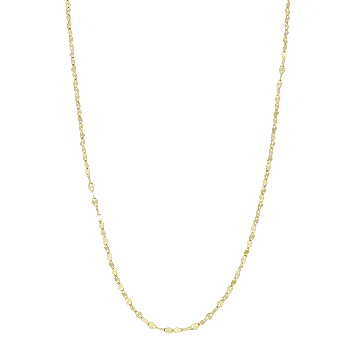Cadena en oro amarillo de 18 Kilates, Battuta, 50 cm. de largo, 1.50 mm. de ancho