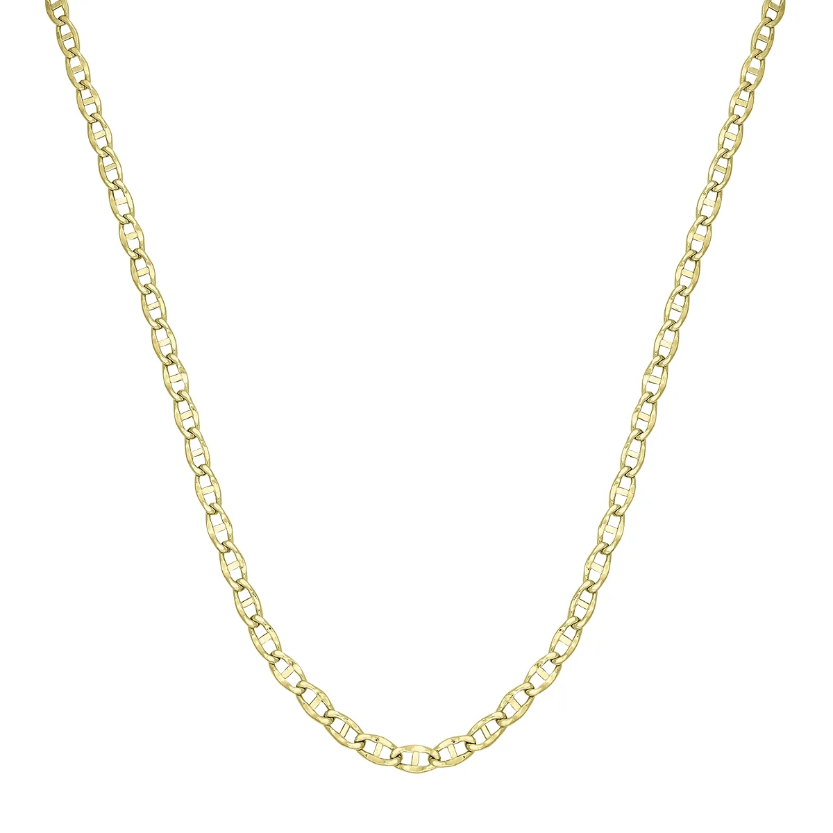 Cadena en oro amarillo de 18 Kilates, Ancla, 60 cm. de largo, 2.50 mm. de ancho