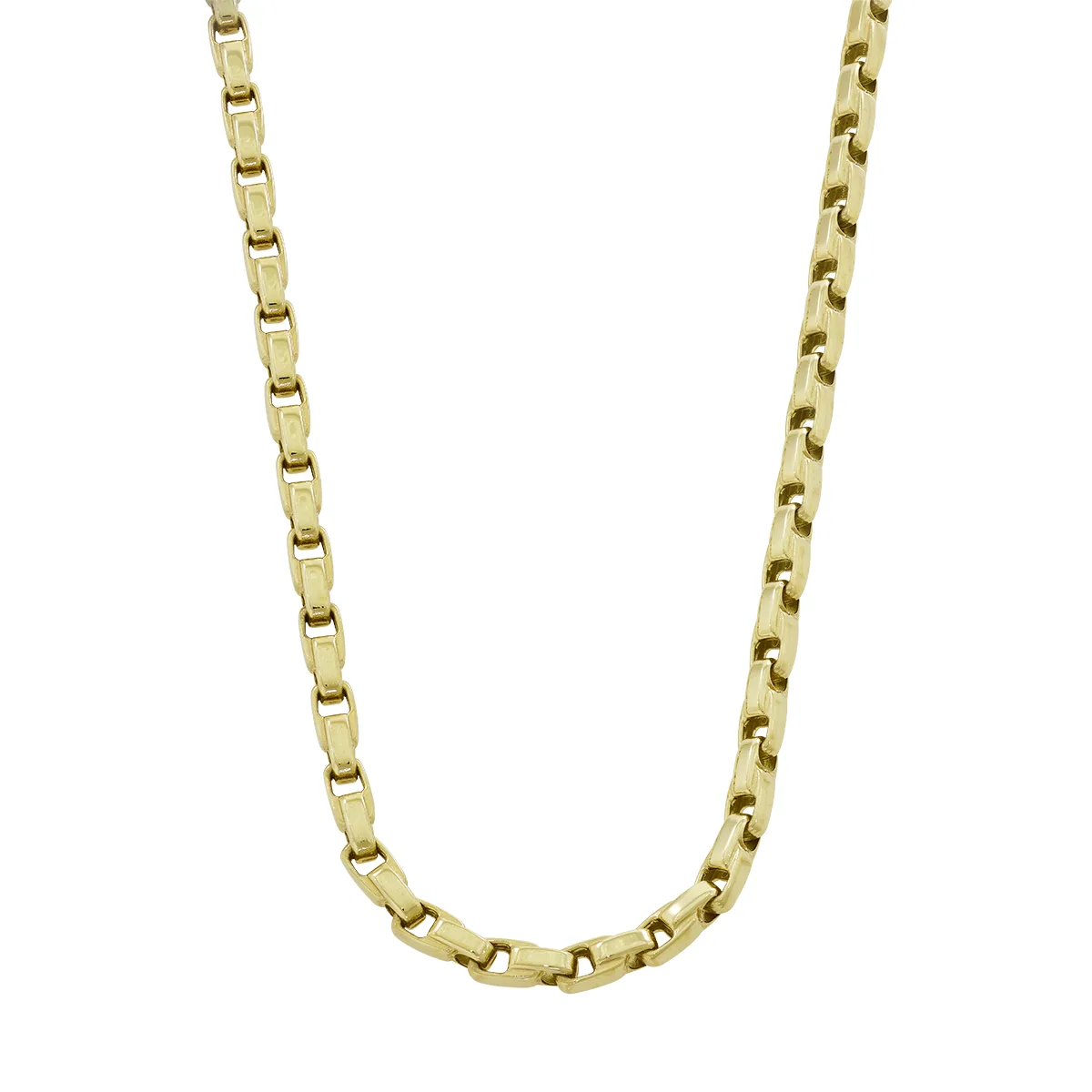 Cadena en oro amarillo de 18 Kilates, Rolo, 50 cm. de largo, 3.50 mm. de ancho