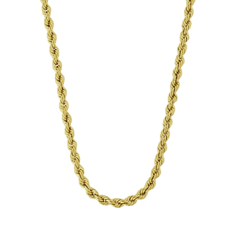 Cadena en oro amarillo de 18 Kilates, Cordon, 60 cm. de largo, 2.50 mm. de ancho