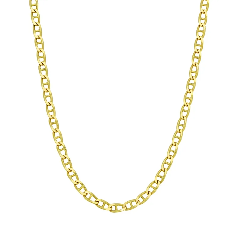 Cadena en oro amarillo de 18 Kilates, Ancla, 60 cm. de largo, 2.30 mm. de ancho