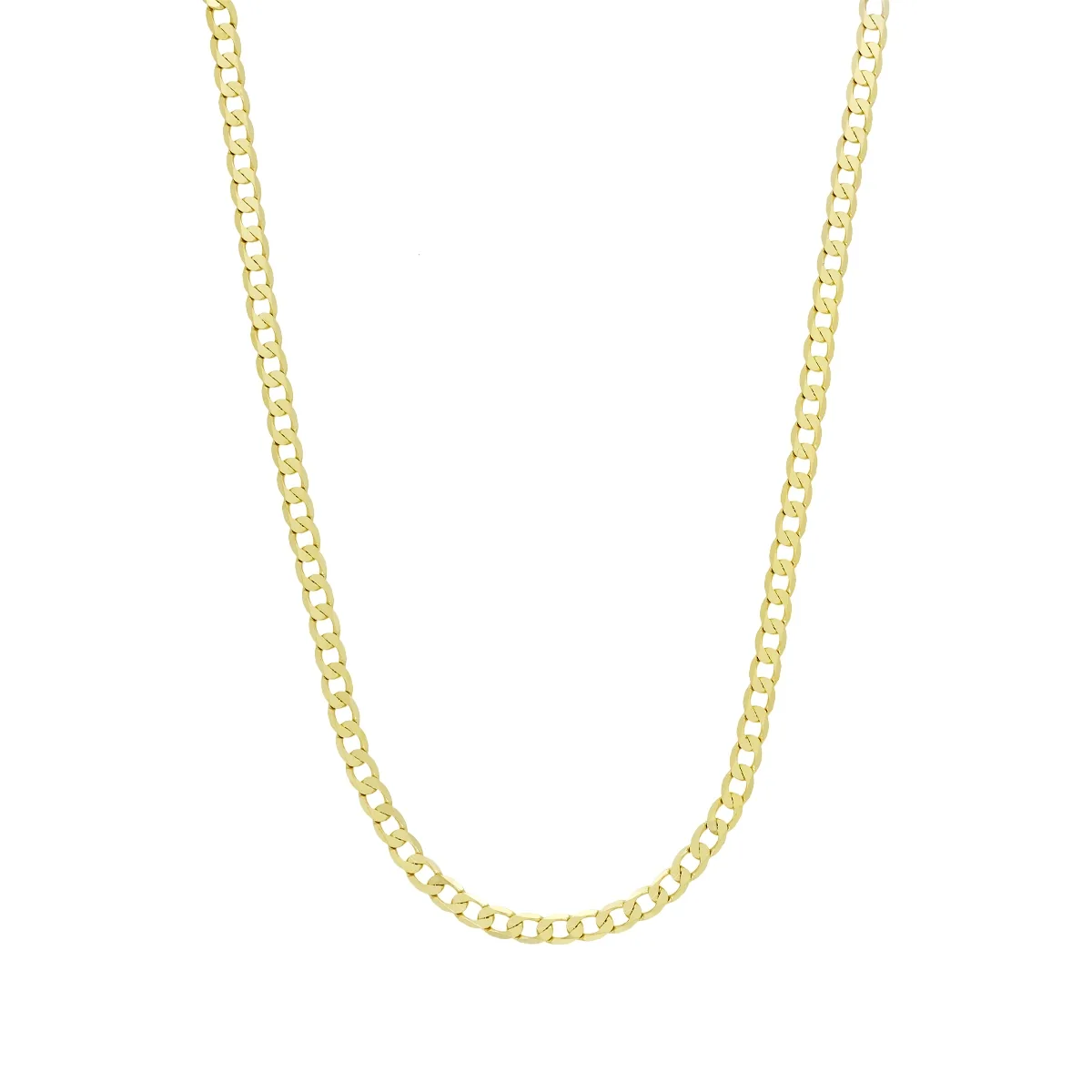 Cadena en oro amarillo de 18 Kilates, Grumette, 50 cm. de largo, 3 mm. de ancho