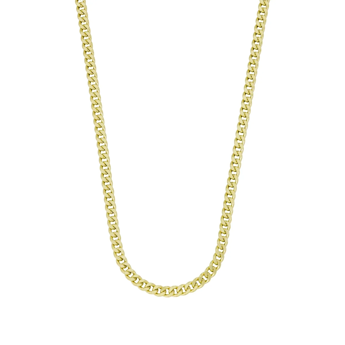 Cadena en oro amarillo de 18 Kilates, Grumette, 60 cm. de largo, 3.50 mm. de ancho