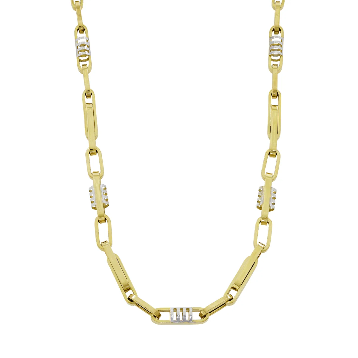 Cadena en oro amarillo de 18 Kilates, 50 cm. de largo, 3.50 mm. de ancho