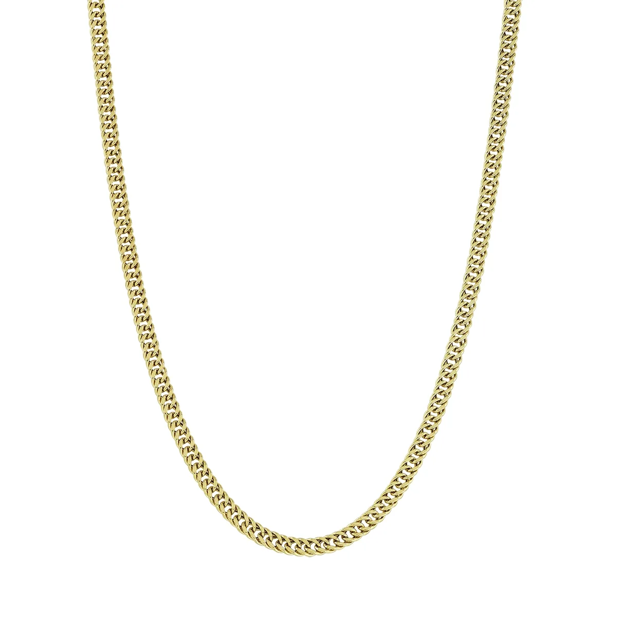 Cadena en oro amarillo de 18 Kilates, Grumette, 50 cm. de largo, 3 mm. de ancho