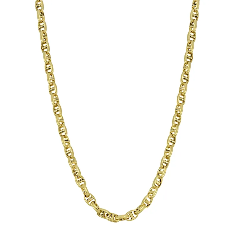 Cadena en oro amarillo de 18 Kilates, Ancla, 50 cm. de largo, 2.50 mm. de ancho