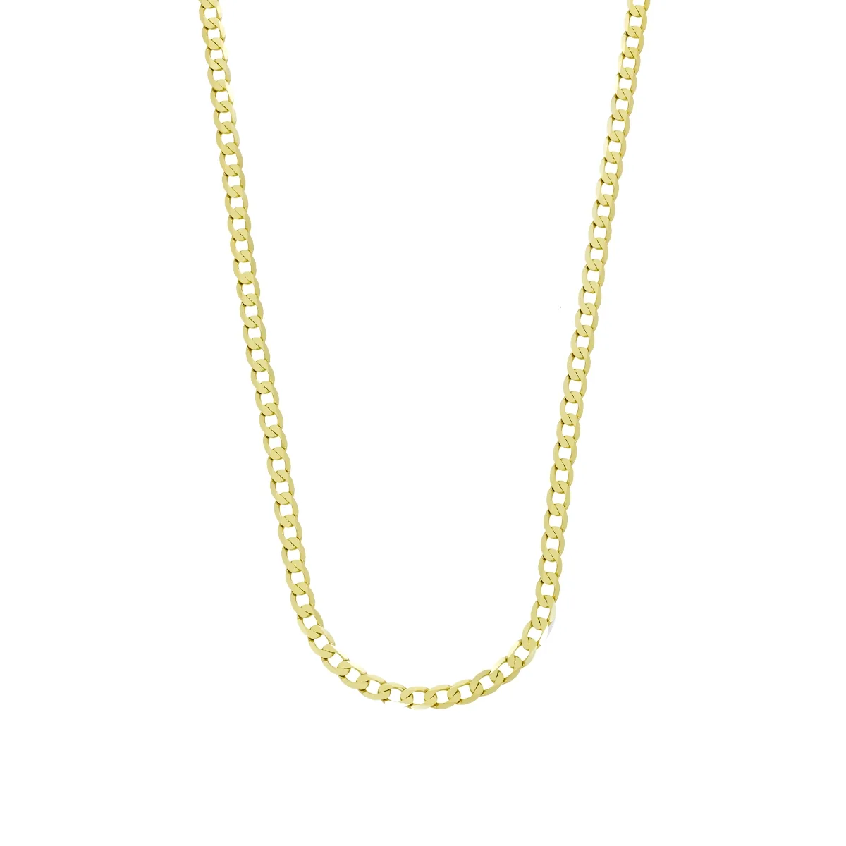 Cadena en oro amarillo de 18 Kilates, Grumette, 45 cm. de largo, 3 mm. de ancho