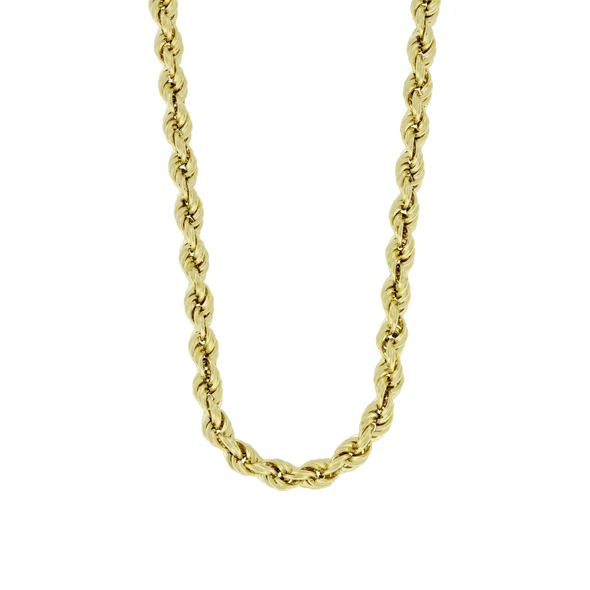 Cadena en oro amarillo de 18 Kilates, Cordon, 50 cm. de largo, 5.50 mm. de ancho